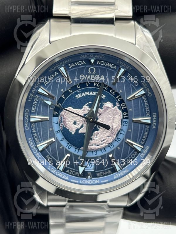 Товар Omega Seamaster Aqua Terra 150M 220.10.43.22.03.002 Worldtimer Фото 2 - Omega Seamaster Aqua Terra 150M 220.10.43.22.03.002 Worldtimer