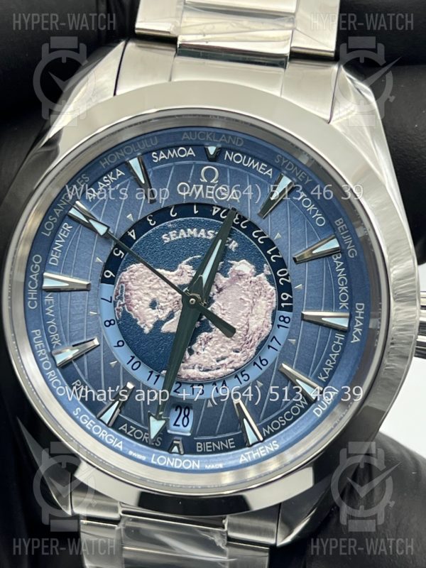 Товар Omega Seamaster Aqua Terra 150M 220.10.43.22.03.002 Worldtimer Фото 3 - Omega Seamaster Aqua Terra 150M 220.10.43.22.03.002 Worldtimer