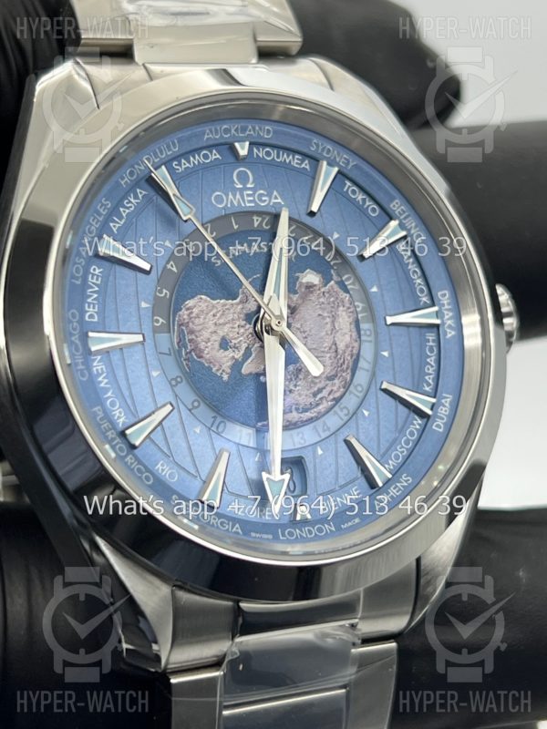 Товар Omega Seamaster Aqua Terra 150M 220.10.43.22.03.002 Worldtimer Фото 7 - Omega Seamaster Aqua Terra 150M 220.10.43.22.03.002 Worldtimer