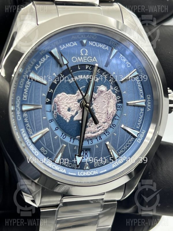 Товар Omega Seamaster Aqua Terra 150M 220.10.43.22.03.002 Worldtimer Фото 8 - Omega Seamaster Aqua Terra 150M 220.10.43.22.03.002 Worldtimer