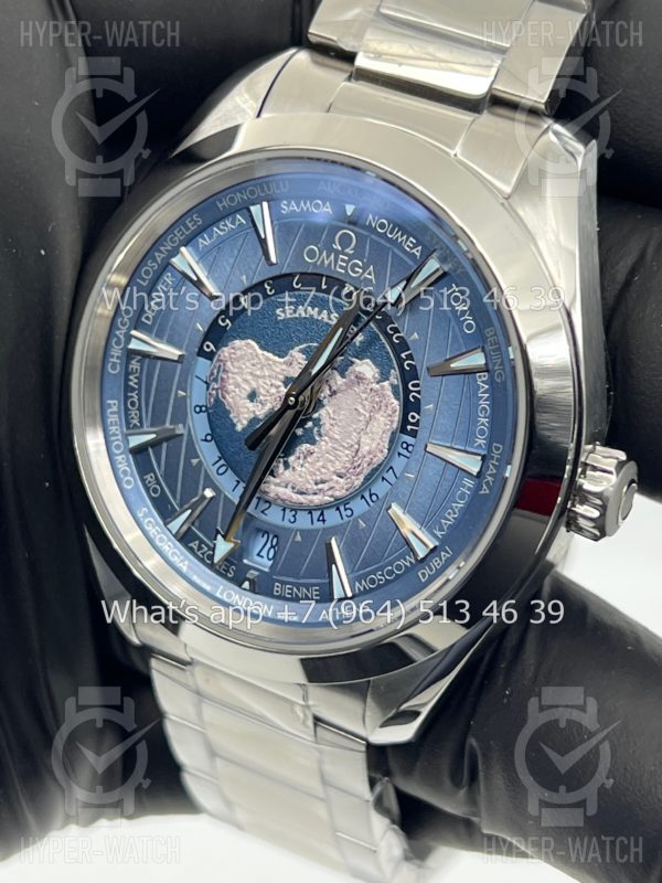 Товар Omega Seamaster Aqua Terra 150M 220.10.43.22.03.002 Worldtimer Фото 9 - Omega Seamaster Aqua Terra 150M 220.10.43.22.03.002 Worldtimer