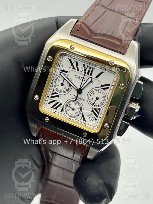 Товар Cartier Santos 100 XL Chronograph 41mm Art 6280 Фото 5 - Cartier Santos 100 XL Chronograph 41mm Art 6280