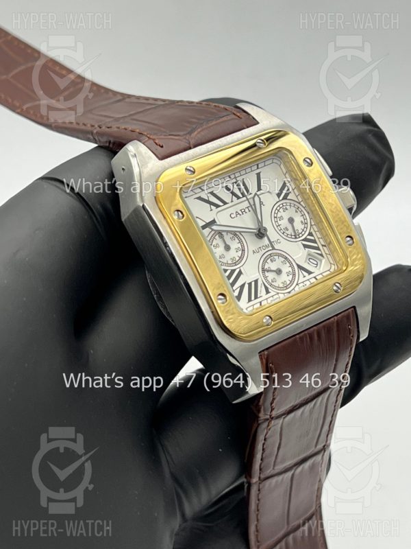 Товар Cartier Santos 100 XL Chronograph 41mm Art 6280 Фото 6 - Cartier Santos 100 XL Chronograph 41mm Art 6280