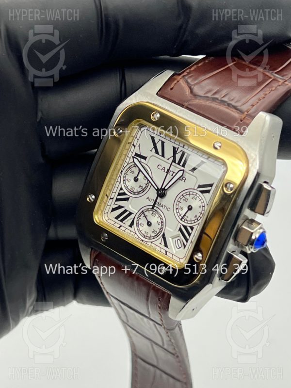Товар Cartier Santos 100 XL Chronograph 41mm Art 6280 Фото 8 - Cartier Santos 100 XL Chronograph 41mm Art 6280