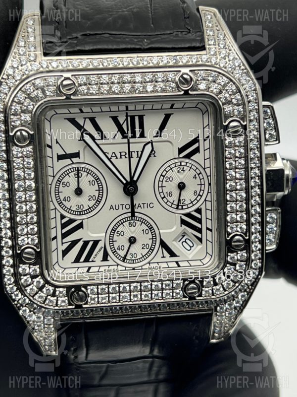 Товар Cartier Santos 100 XL Chronograph 41mm Art 6278 Фото 3 - Cartier Santos 100 XL Chronograph 41mm Art 6278