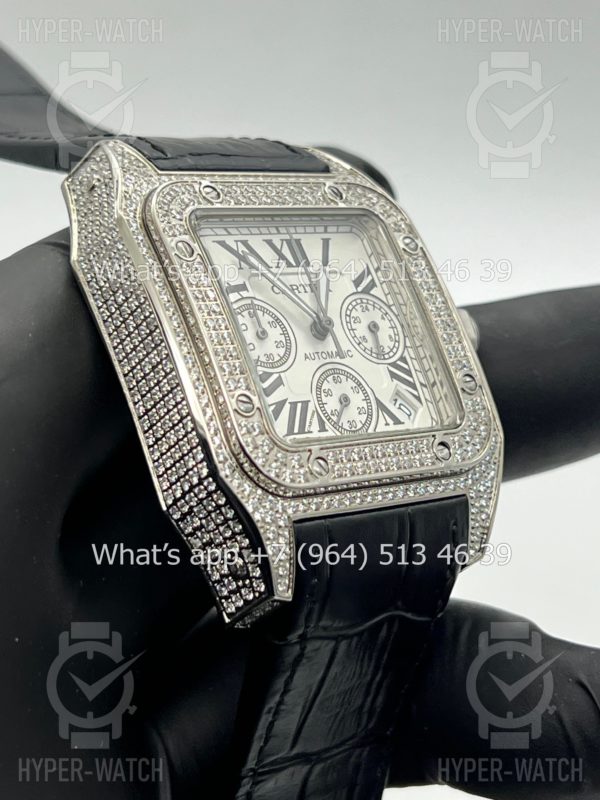 Товар Cartier Santos 100 XL Chronograph 41mm Art 6278 Фото 6 - Cartier Santos 100 XL Chronograph 41mm Art 6278