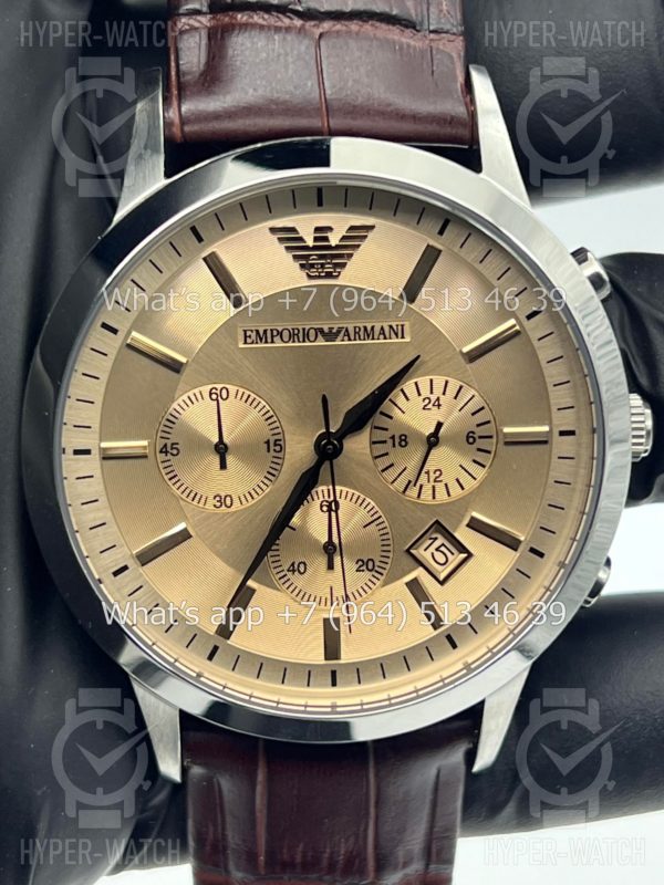 Товар Emporio Armani Renato Chronograph 43mm AR2433 Art 6305 Фото 2 - Emporio Armani Renato Chronograph 43mm AR2433 Art 6305