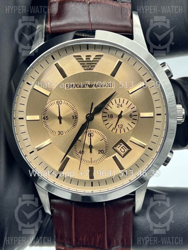 Товар Emporio Armani Renato Chronograph 43mm AR2433 Art 6305 Фото 4 - Emporio Armani Renato Chronograph 43mm AR2433 Art 6305