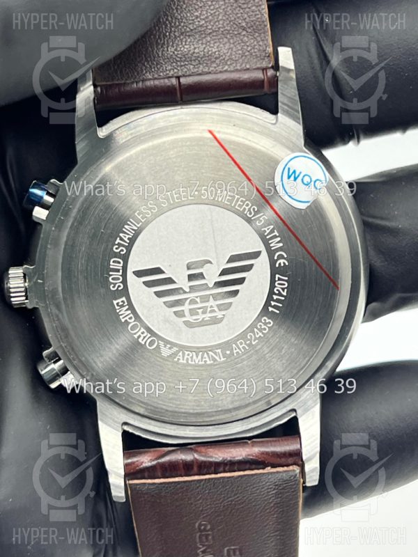 Товар Emporio Armani Renato Chronograph 43mm AR2433 Art 6305 Фото 12 - Emporio Armani Renato Chronograph 43mm AR2433 Art 6305