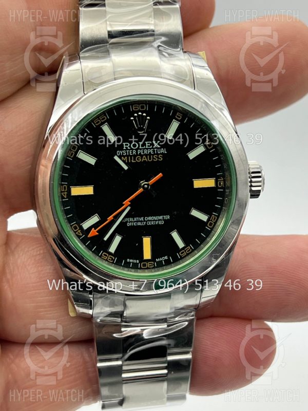 Товар Rolex Milgauss 40mm 116400gv Green Фото 2 - Rolex Milgauss 40mm 116400gv Green