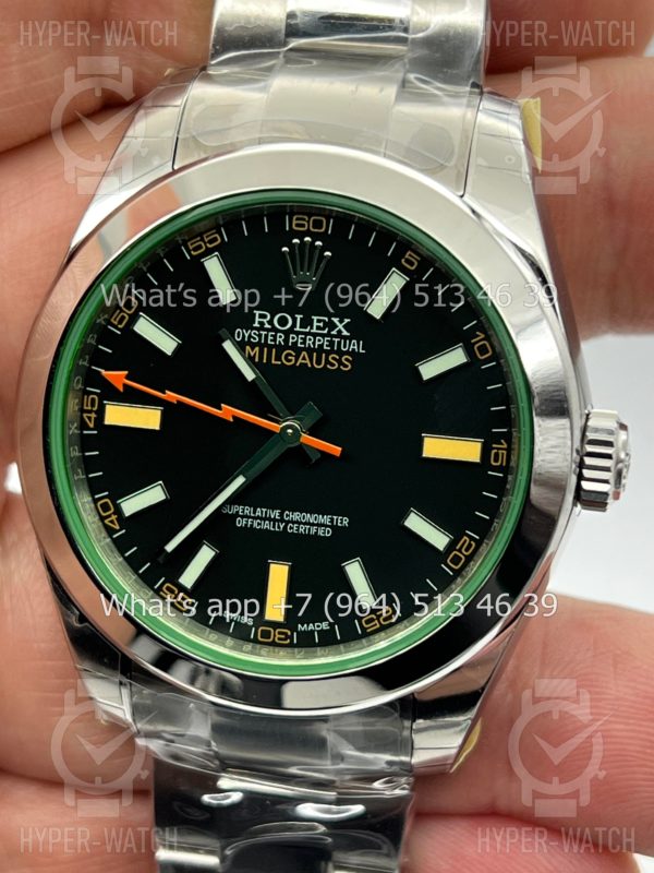 Товар Rolex Milgauss 40mm 116400gv Green Фото 5 - Rolex Milgauss 40mm 116400gv Green
