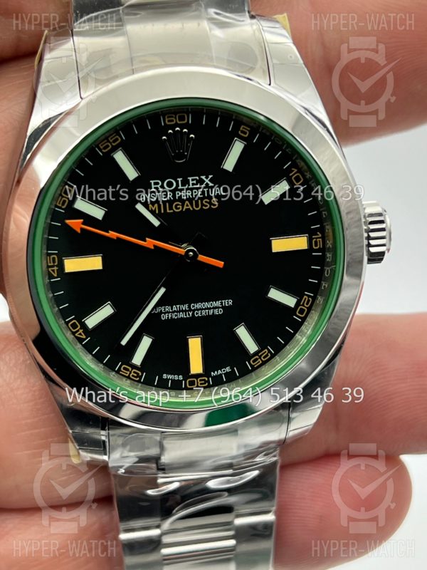 Товар Rolex Milgauss 40mm 116400gv Green Фото 6 - Rolex Milgauss 40mm 116400gv Green