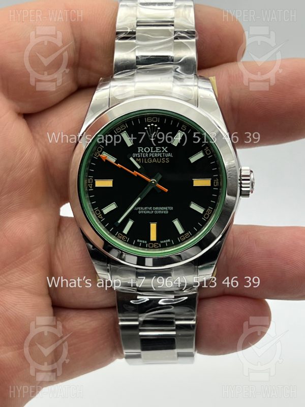 Товар Rolex Milgauss 40mm 116400gv Green Фото 7 - Rolex Milgauss 40mm 116400gv Green