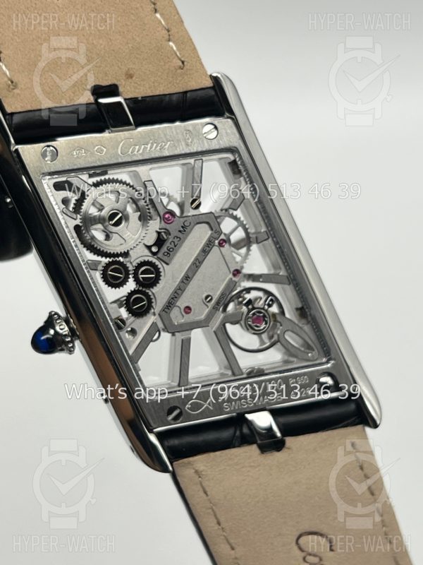 Товар Cartier Prive Tank Asymetrique Skeleton Black Фото 15 - Cartier Prive Tank Asymetrique Skeleton Black