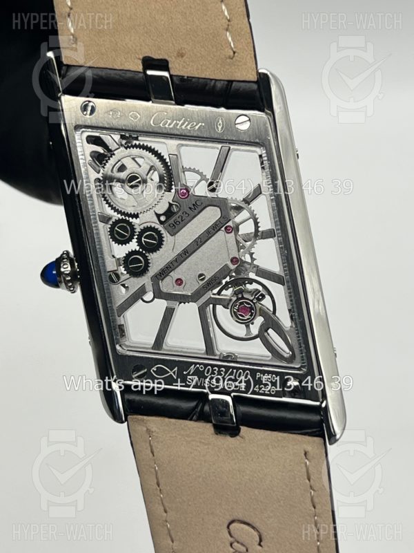 Товар Cartier Prive Tank Asymetrique Skeleton Black Фото 16 - Cartier Prive Tank Asymetrique Skeleton Black