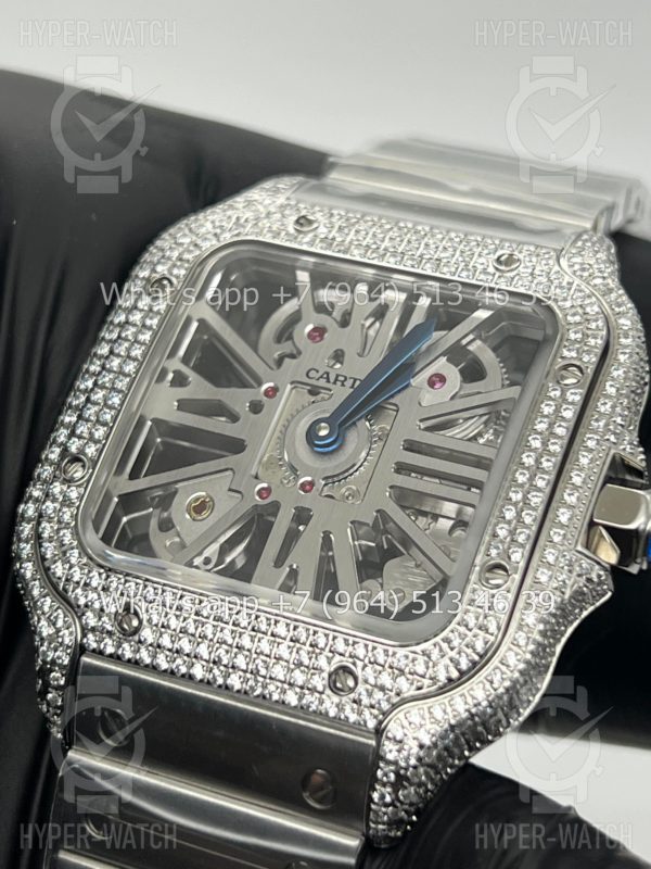 Товар Cartier Santos de Cartier Skeleton 40mm Diamond Фото 4 - Cartier Santos de Cartier Skeleton 40mm Diamond