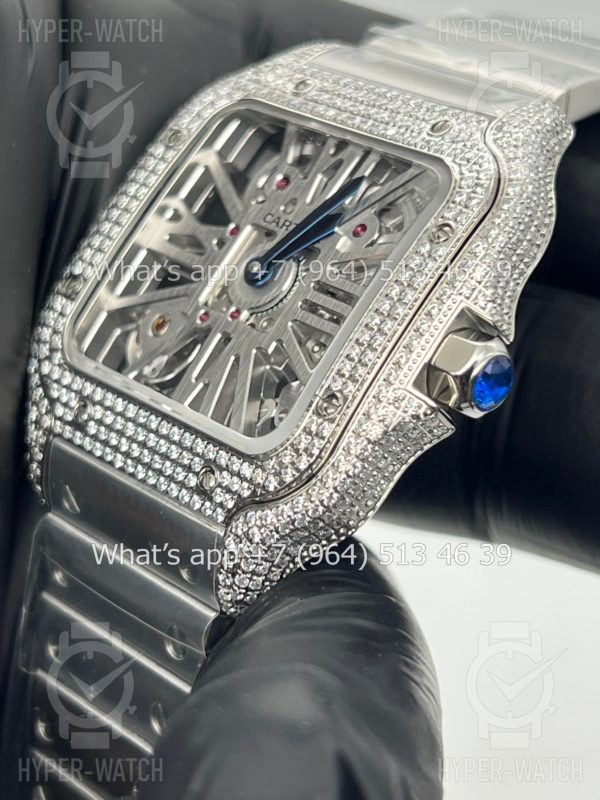 Товар Cartier Santos de Cartier Skeleton 40mm Diamond Фото 5 - Cartier Santos de Cartier Skeleton 40mm Diamond