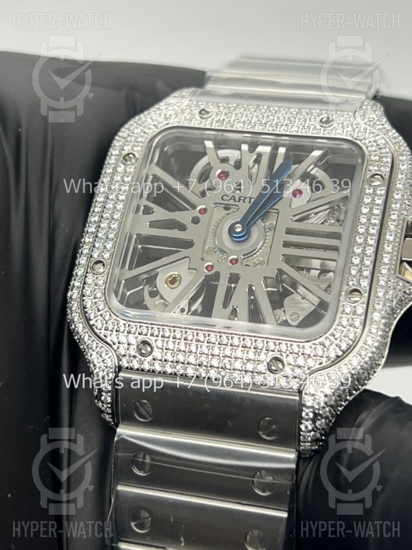 Товар Cartier Santos de Cartier Skeleton 40mm Diamond Фото 9 - Cartier Santos de Cartier Skeleton 40mm Diamond