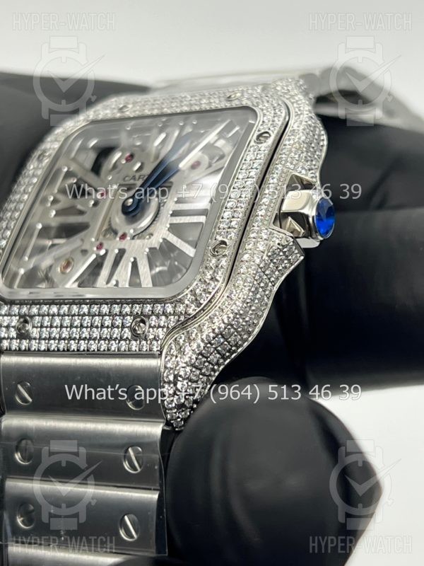 Товар Cartier Santos de Cartier Skeleton 40mm Diamond Фото 10 - Cartier Santos de Cartier Skeleton 40mm Diamond