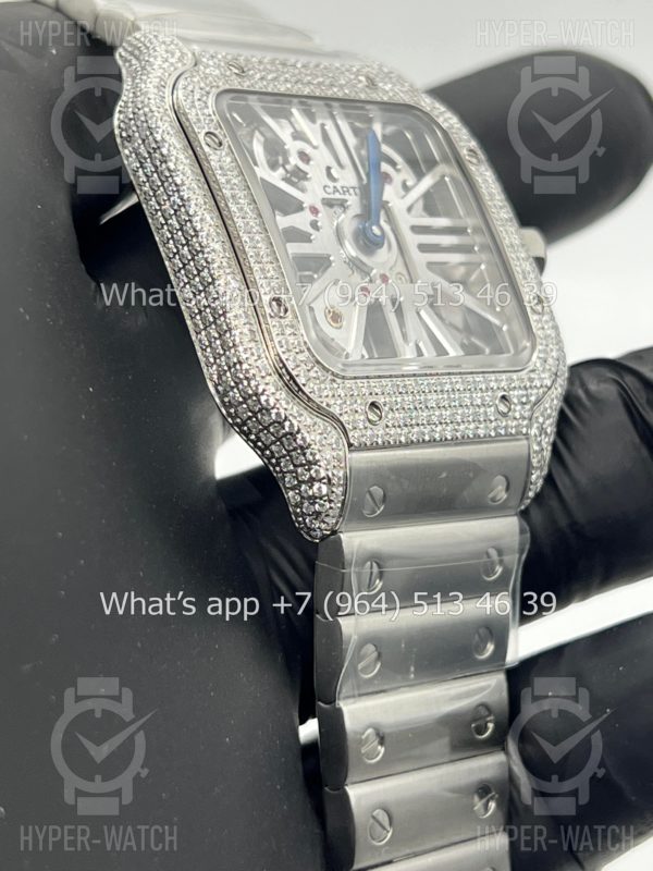 Товар Cartier Santos de Cartier Skeleton 40mm Diamond Фото 11 - Cartier Santos de Cartier Skeleton 40mm Diamond