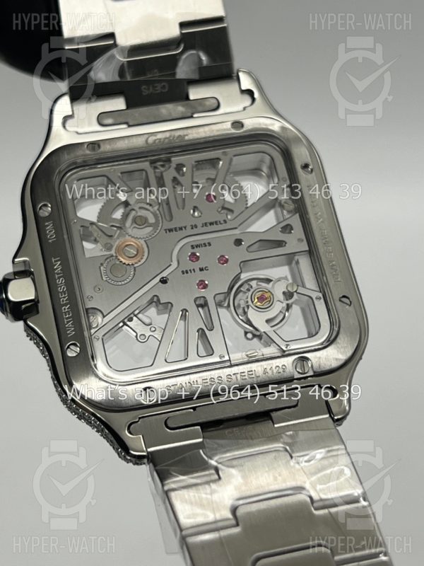 Товар Cartier Santos de Cartier Skeleton 40mm Diamond Фото 18 - Cartier Santos de Cartier Skeleton 40mm Diamond