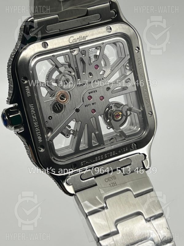 Товар Cartier Santos de Cartier Skeleton 40mm Diamond Фото 20 - Cartier Santos de Cartier Skeleton 40mm Diamond