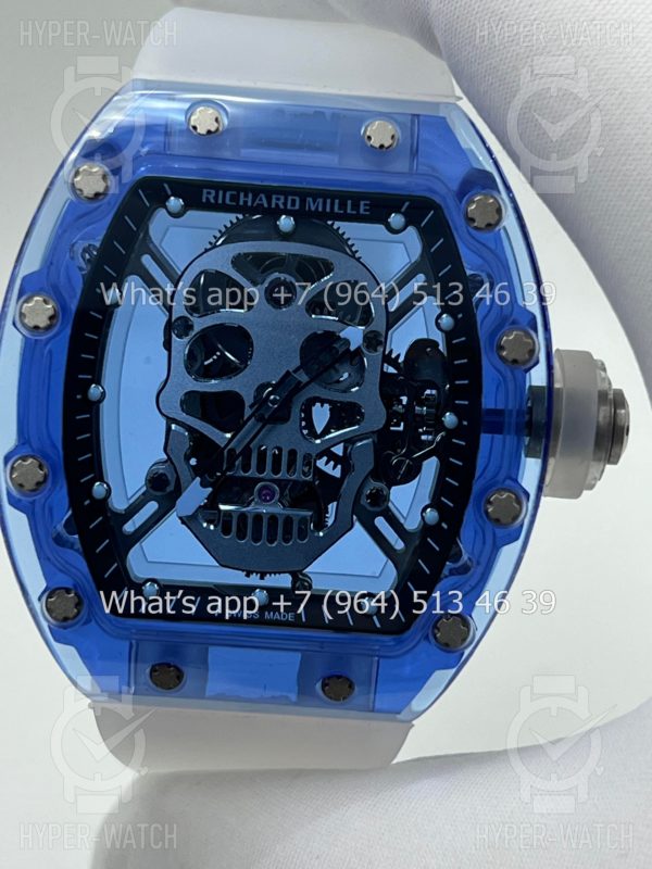 Товар Richard Mille RM 052 Skull Tourbillon Blue Sapphire Фото 2 - Richard Mille RM 052 Skull Tourbillon Blue Sapphire
