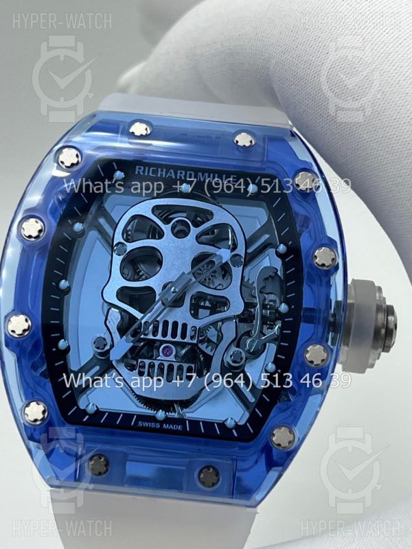 Товар Richard Mille RM 052 Skull Tourbillon Blue Sapphire Фото 3 - Richard Mille RM 052 Skull Tourbillon Blue Sapphire