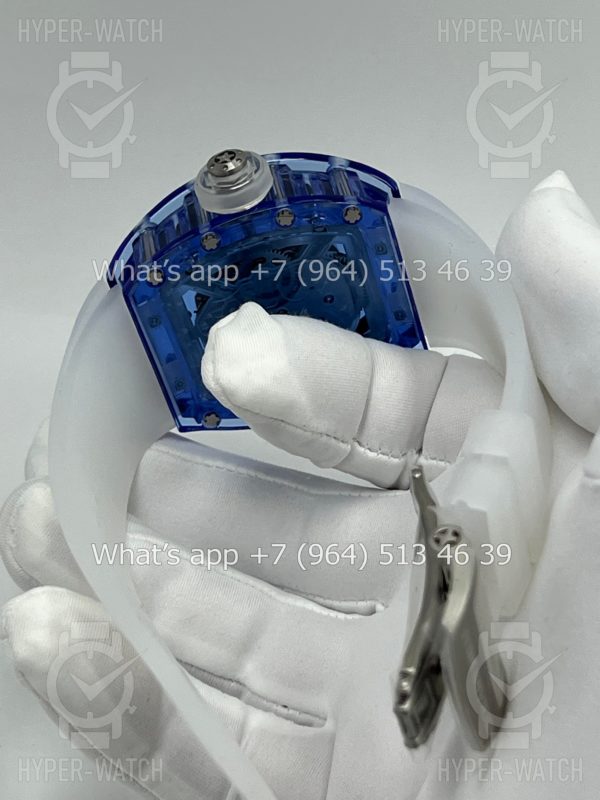 Товар Richard Mille RM 052 Skull Tourbillon Blue Sapphire Фото 14 - Richard Mille RM 052 Skull Tourbillon Blue Sapphire