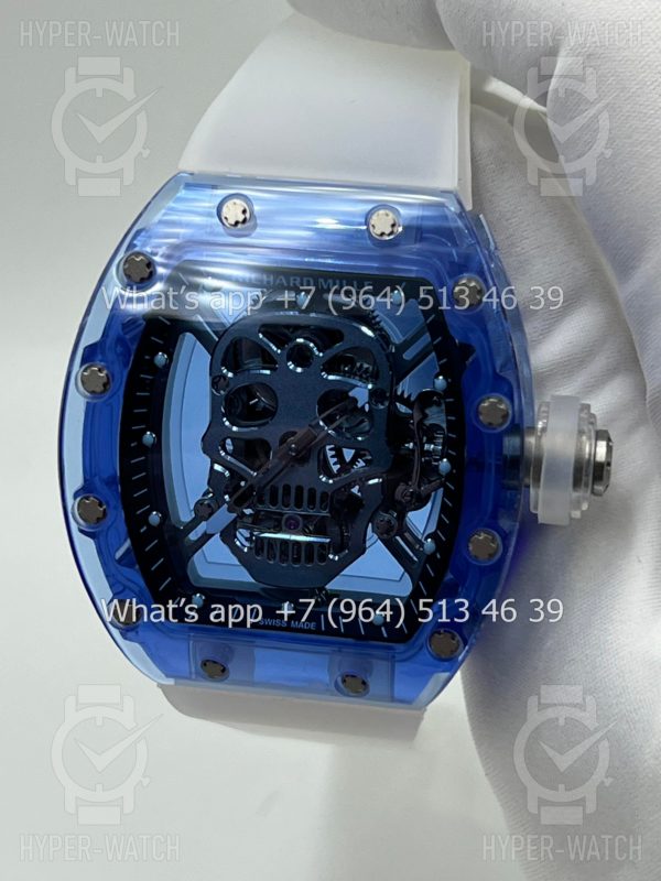 Товар Richard Mille RM 052 Skull Tourbillon Blue Sapphire Фото 18 - Richard Mille RM 052 Skull Tourbillon Blue Sapphire