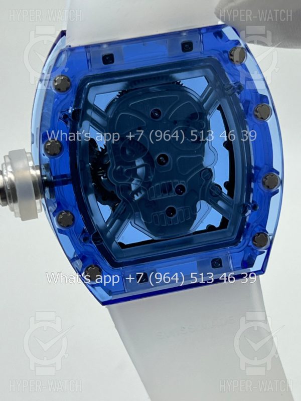 Товар Richard Mille RM 052 Skull Tourbillon Blue Sapphire Фото 20 - Richard Mille RM 052 Skull Tourbillon Blue Sapphire