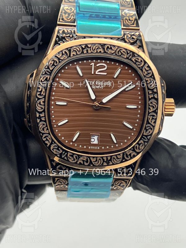Фото 2 - Patek Philippe Nautilus 40mm Engraved Art 6761