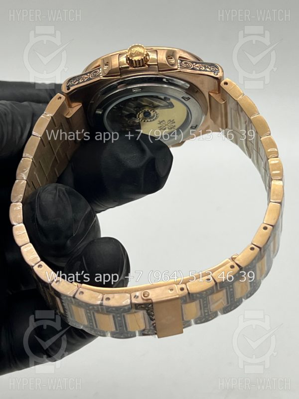Фото 13 - Patek Philippe Nautilus 40mm Engraved Art 6761