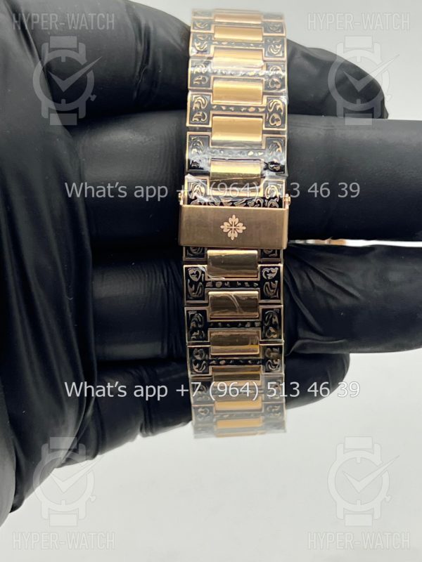Фото 17 - Patek Philippe Nautilus 40mm Engraved Art 6761