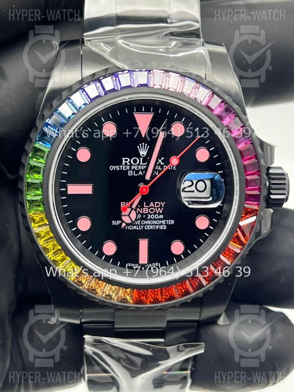 Фото 2 - Rolex Submariner 40mm Blaken Pink Lady 126610
