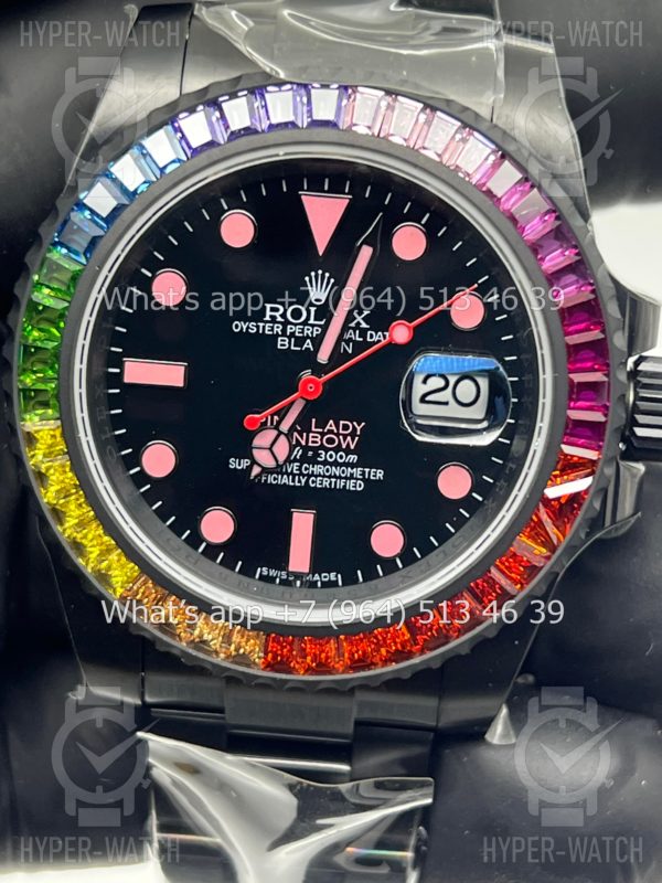 Фото 3 - Rolex Submariner 40mm Blaken Pink Lady 126610