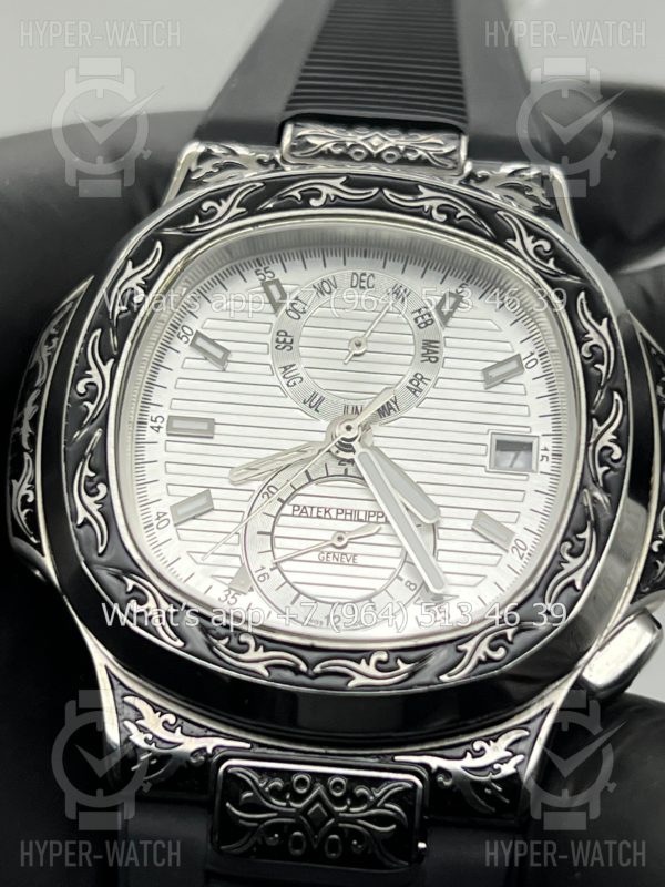 Товар Patek Philippe Nautilus 44mm Engraved Art 6551 Фото 6 - Patek Philippe Nautilus 44mm Engraved Art 6551