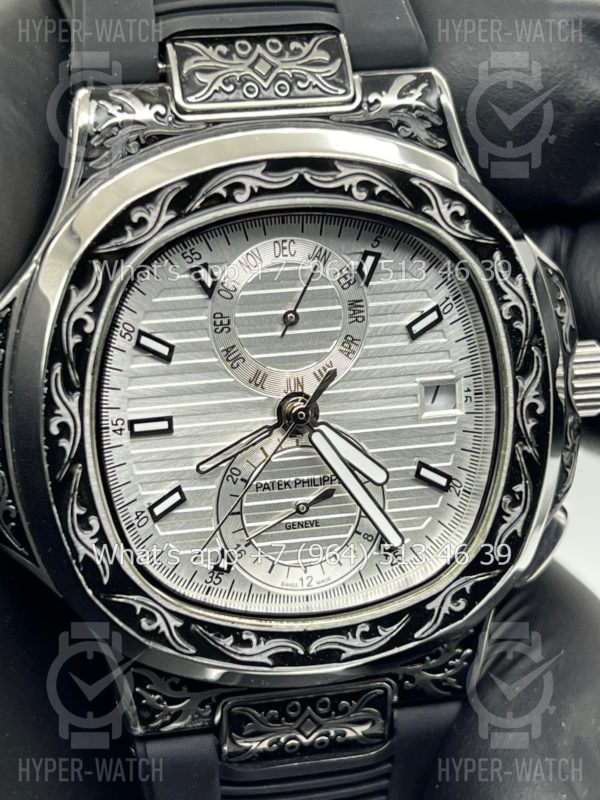 Товар Patek Philippe Nautilus 44mm Engraved Art 6551 Фото 9 - Patek Philippe Nautilus 44mm Engraved Art 6551