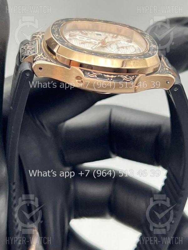 Товар Patek Philippe Nautilus 44mm Engraved Art 6756 Фото 13 - Patek Philippe Nautilus 44mm Engraved Art 6756