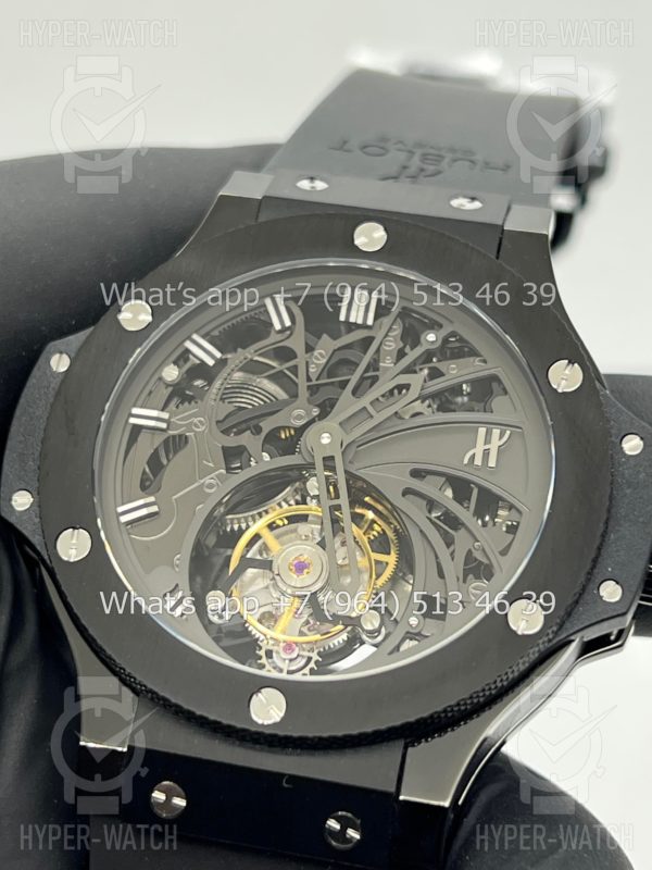 Товар Hublot Big Bang Tourbillion Skeleton Black 44mm Фото 7 - Hublot Big Bang Tourbillion Skeleton Black 44mm