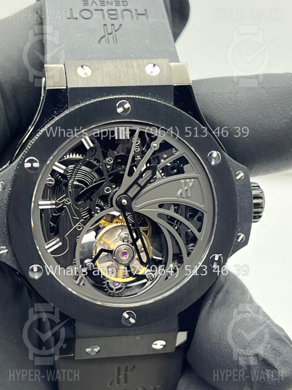 Товар Hublot Big Bang Tourbillion Skeleton Black 44mm Фото 8 - Hublot Big Bang Tourbillion Skeleton Black 44mm