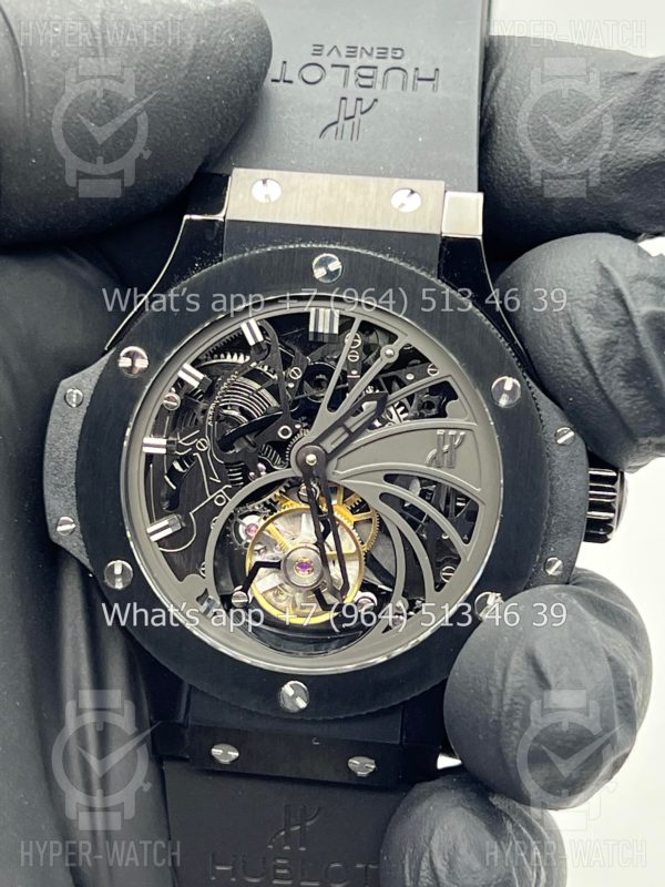 Товар Hublot Big Bang Tourbillion Skeleton Black 44mm Фото 11 - Hublot Big Bang Tourbillion Skeleton Black 44mm