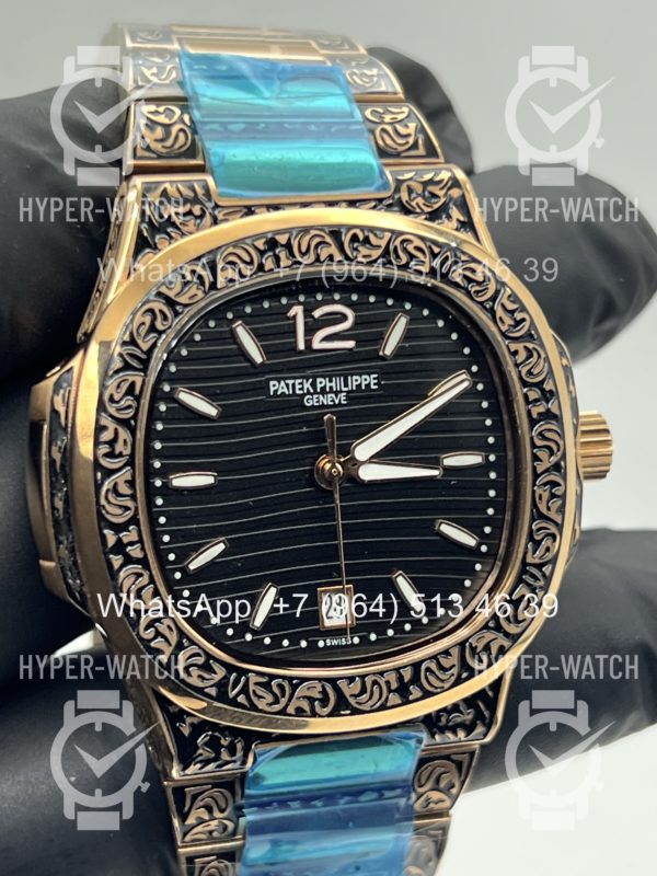 Товар Patek Philippe Nautilus 40mm Engraved Art 6760 Фото 2 - Patek Philippe Nautilus 40mm Engraved Art 6760