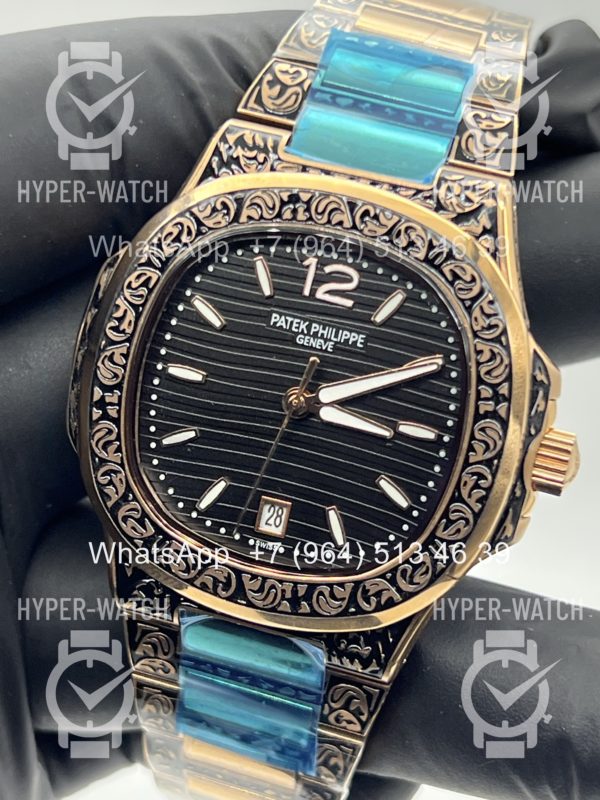 Товар Patek Philippe Nautilus 40mm Engraved Art 6760 Фото 5 - Patek Philippe Nautilus 40mm Engraved Art 6760