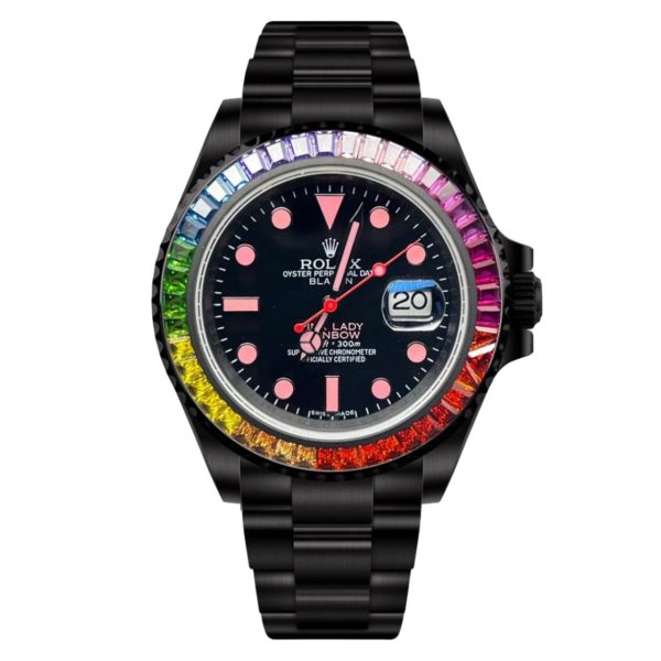 Фото 1 - Rolex Submariner 40mm Blaken Pink Lady 126610
