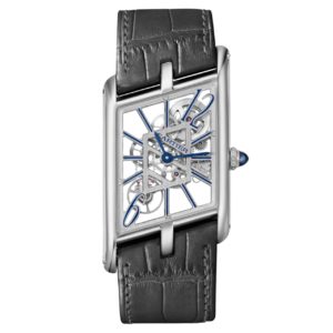 Товар Cartier Prive Tank Asymetrique Skeleton Black Фото 5 - Cartier Prive Tank Asymetrique Skeleton Black
