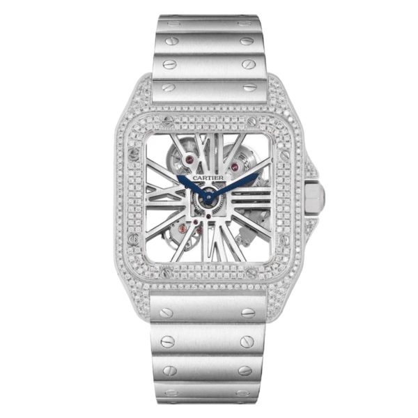 Товар Cartier Santos de Cartier Skeleton 40mm Diamond Фото 1 - Cartier Santos de Cartier Skeleton 40mm Diamond