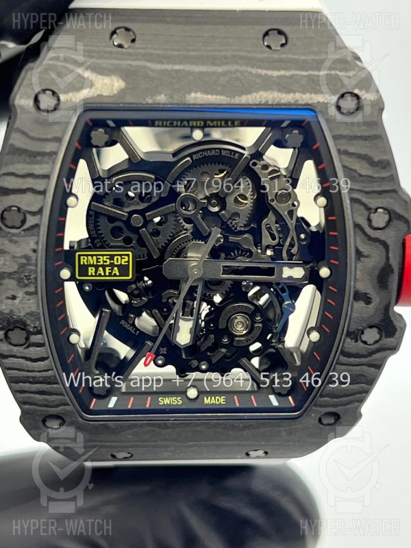 Товар Richard Mille RM 035-02 Rafa Carbon Black White Art 6991 Фото 3 - Richard Mille RM 035-02 Rafa Carbon Black White Art 6991