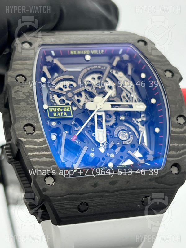 Товар Richard Mille RM 035-02 Rafa Carbon Black White Art 6991 Фото 6 - Richard Mille RM 035-02 Rafa Carbon Black White Art 6991