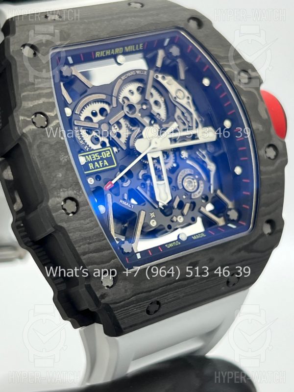 Товар Richard Mille RM 035-02 Rafa Carbon Black White Art 6991 Фото 8 - Richard Mille RM 035-02 Rafa Carbon Black White Art 6991